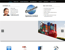 Tablet Screenshot of oceanaireagencieslimited.com